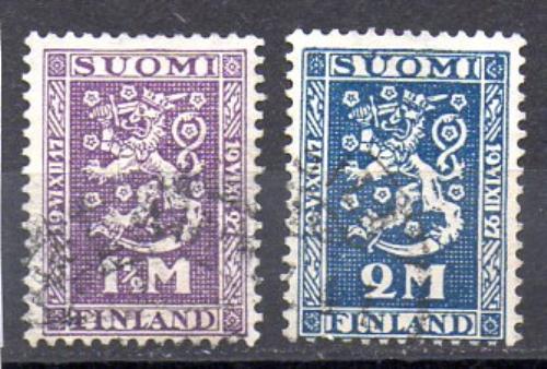 Finlandia Año 1926 Nº Yvert 122-23 (o)